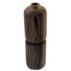 Rustieke deco-knopvaas, handgemaakt van massief natuurlijk hout met een minimalistische, organische vorm