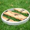 Handgemaakte Houten Wandklok – Rustiek Model Cyrus
