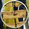 Handgemaakte Houten Wandklok – Rustiek Model Cyrus