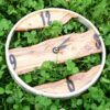 Handgemaakte Houten Wandklok – Rustiek Model Cyrus