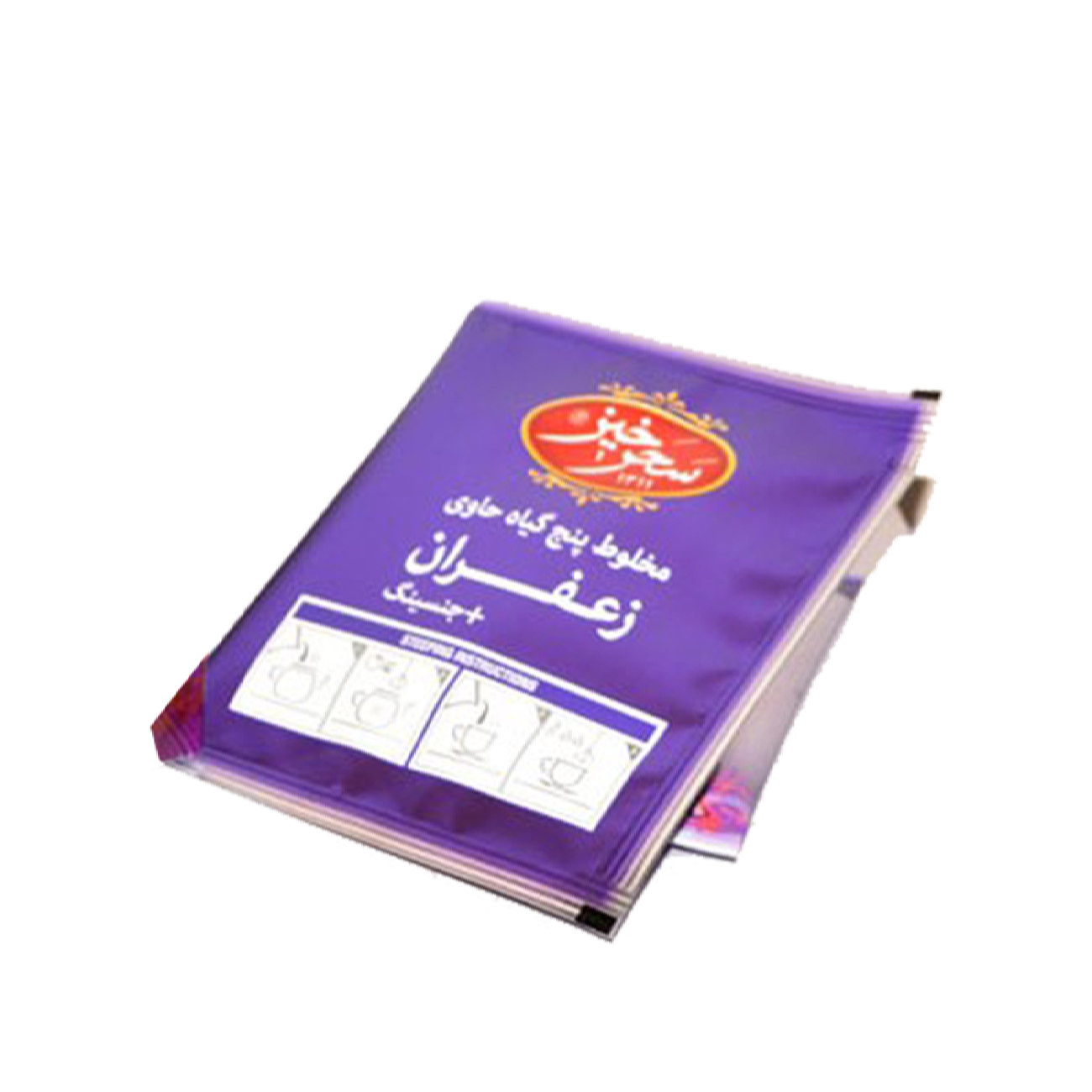 Saharkhiz Saffraan & Ginseng Kruidenthee – Voordeelpak (5 x 12 stuks)