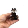 Set van 3 Decoratieve Vos Beeldjes – Bruine Miniatuur Vos