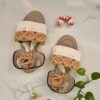 Bruine Macramé Band Sandalen – Model DNA