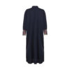 Stijlvolle Losse Abaya voor Moslimvrouwen met Bloemenontwerp
