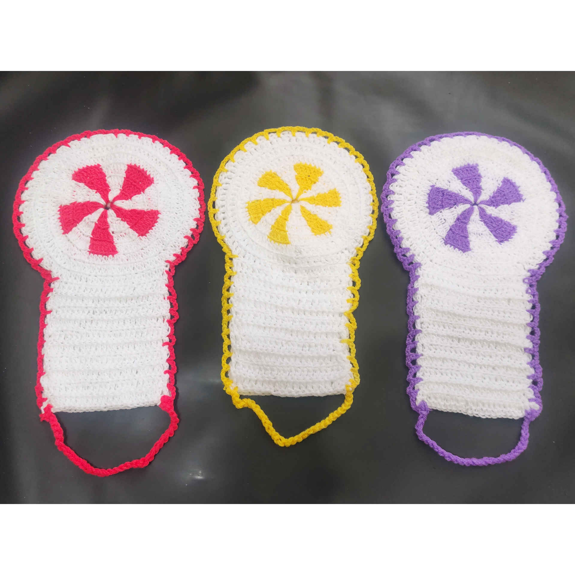 Traditionele Perzische Bad/Douche Handschoen voor Volwassenen 100% Katoen (x2)
