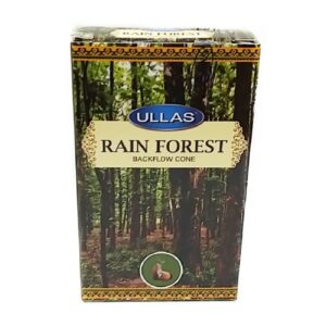 Ullas Regenwoud Terugstroom Wierookkegels – Set van 4