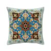 Blauwe Etnische Velvet Kussenhoezen – Eslimi (Set van 2)