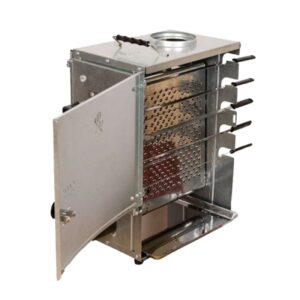 Verticale Kebab Gas Grill Brander – Automatisch Draaien met 20-Spies Houder
