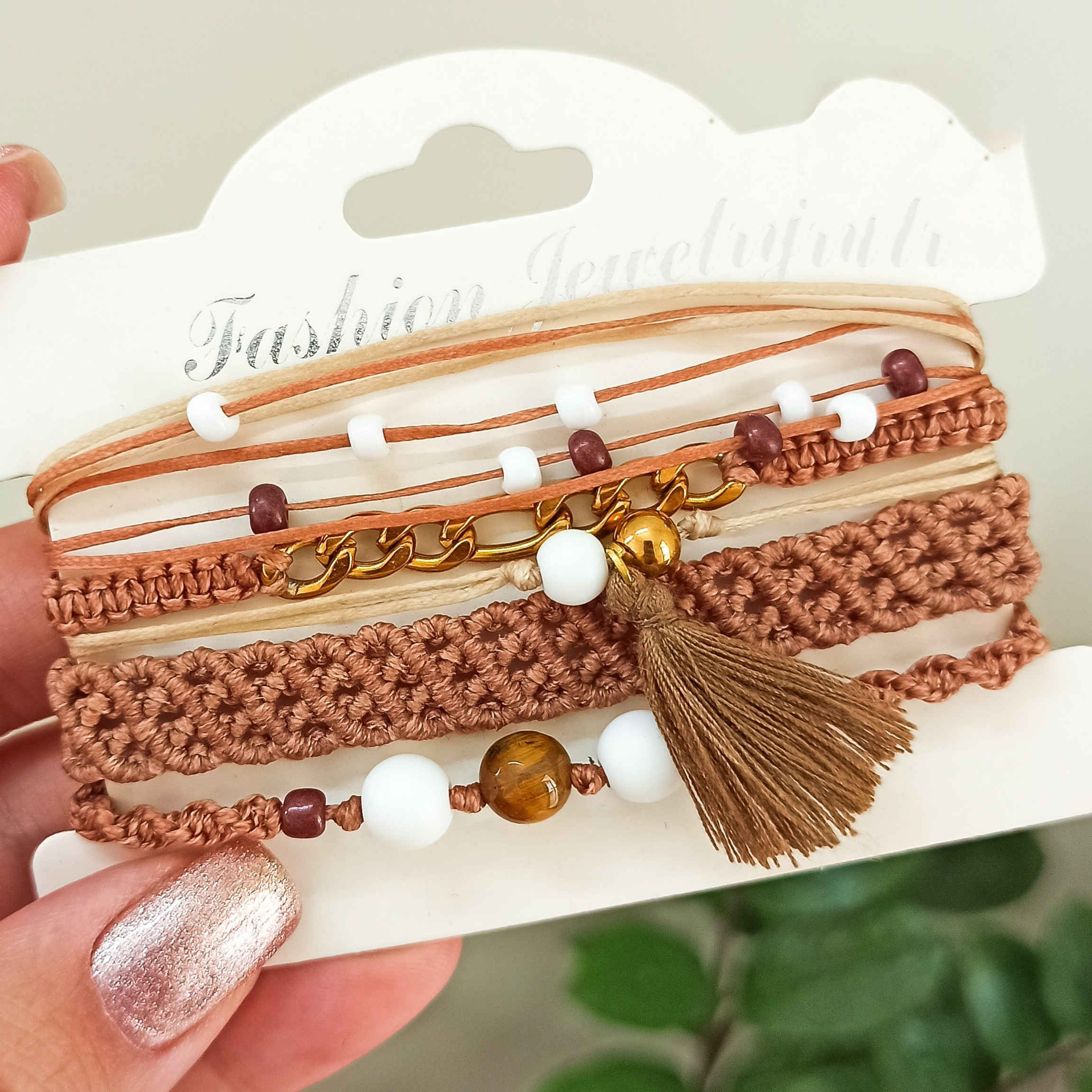 Levendige Boheemse Geborduurde Armband Set voor Vrouwen – Stijlvol en Uniek