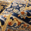 Vintage Perzisch Handgeknoopt Patchwork Tapijt Zwart