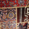Vintage Patchwork Tapijt Geometrisch Rood – Handgeknoopt