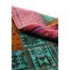 Vintage Perzisch Handgeknoopt Patchwork Tapijt Roze