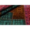 Vintage Perzisch Handgeknoopt Patchwork Tapijt Roze