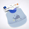 Waterdichte Silicone Baby Slab voor Eten met Walvis Ontwerp