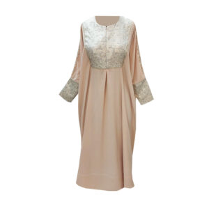 Dames Abaya met Juweel Borduursel Model Sahar