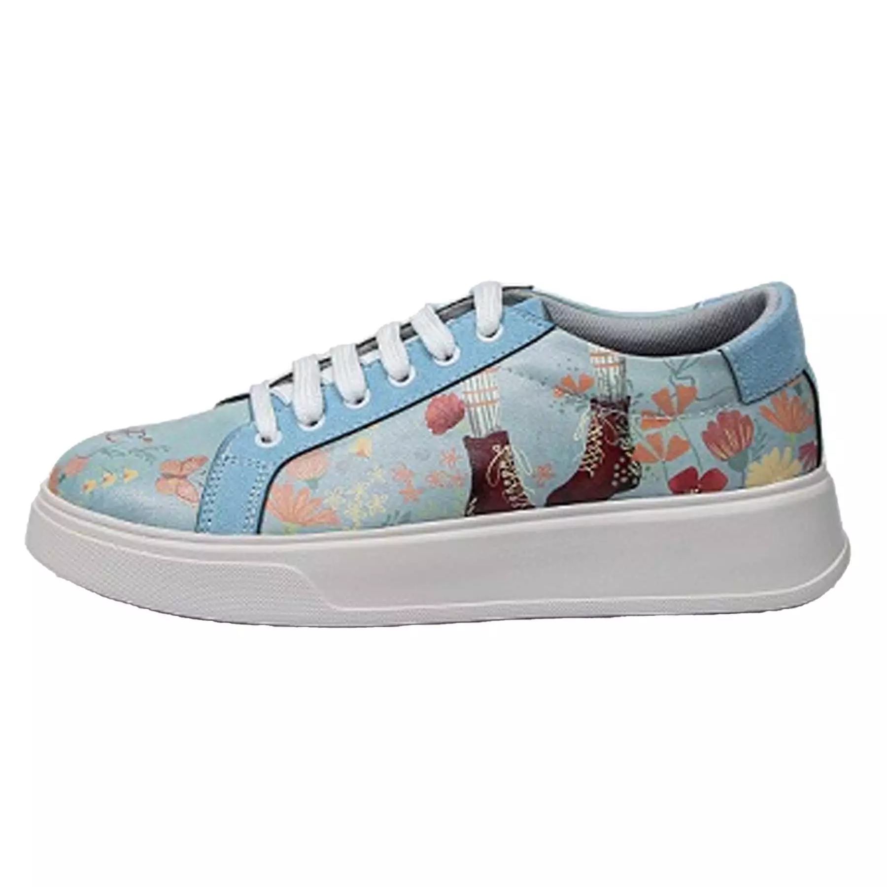Graffiti Print Sneakers – Dames Trendy Casual Schoenen Model Anne Shirley