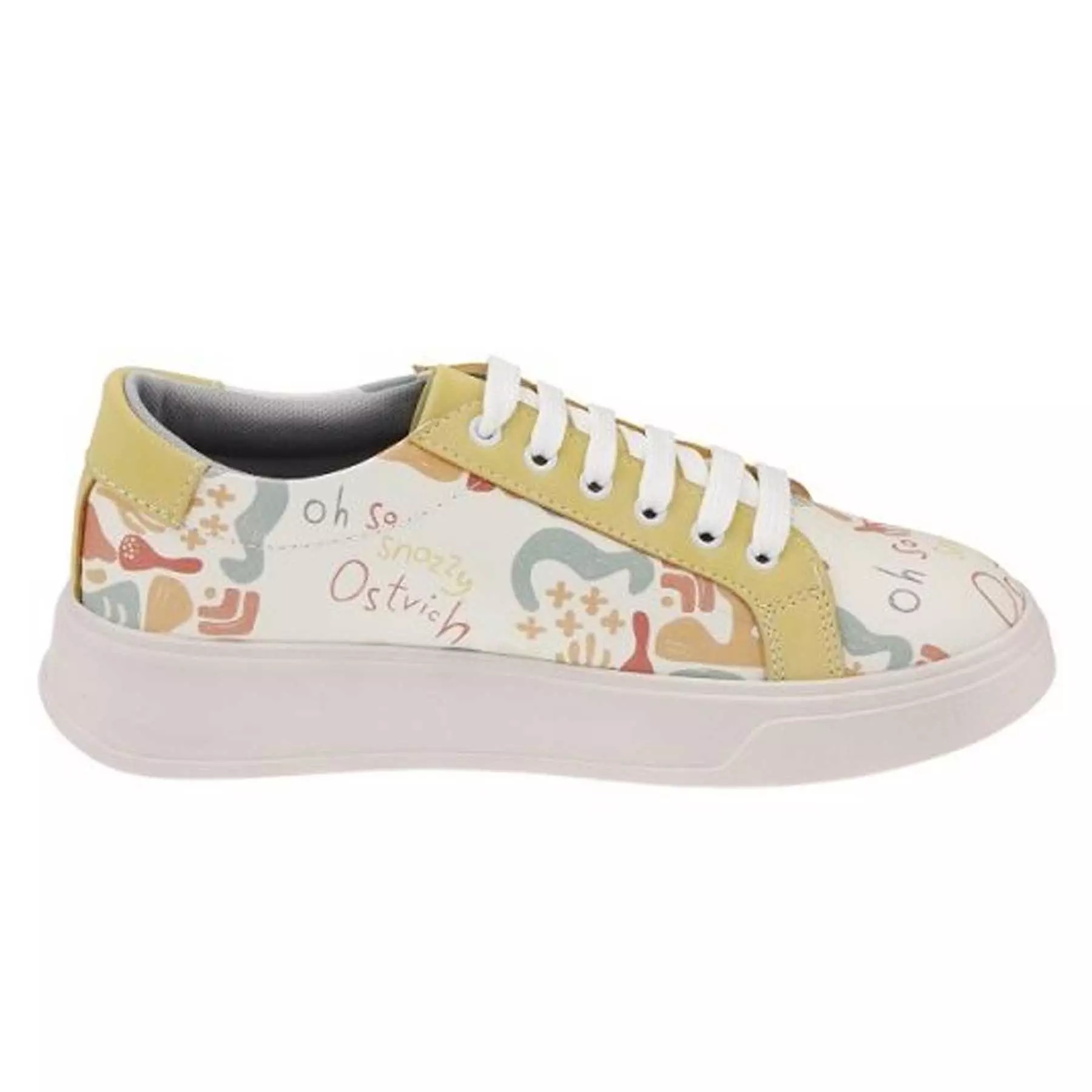 Graffiti Print Sneakers – Dames Modieuze Casual Schoenen Model Dogi