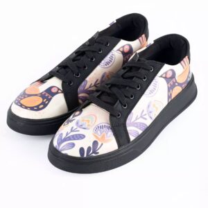 Graffiti Print Sneakers – Dames Trendy Casual Schoenen Model Ramona