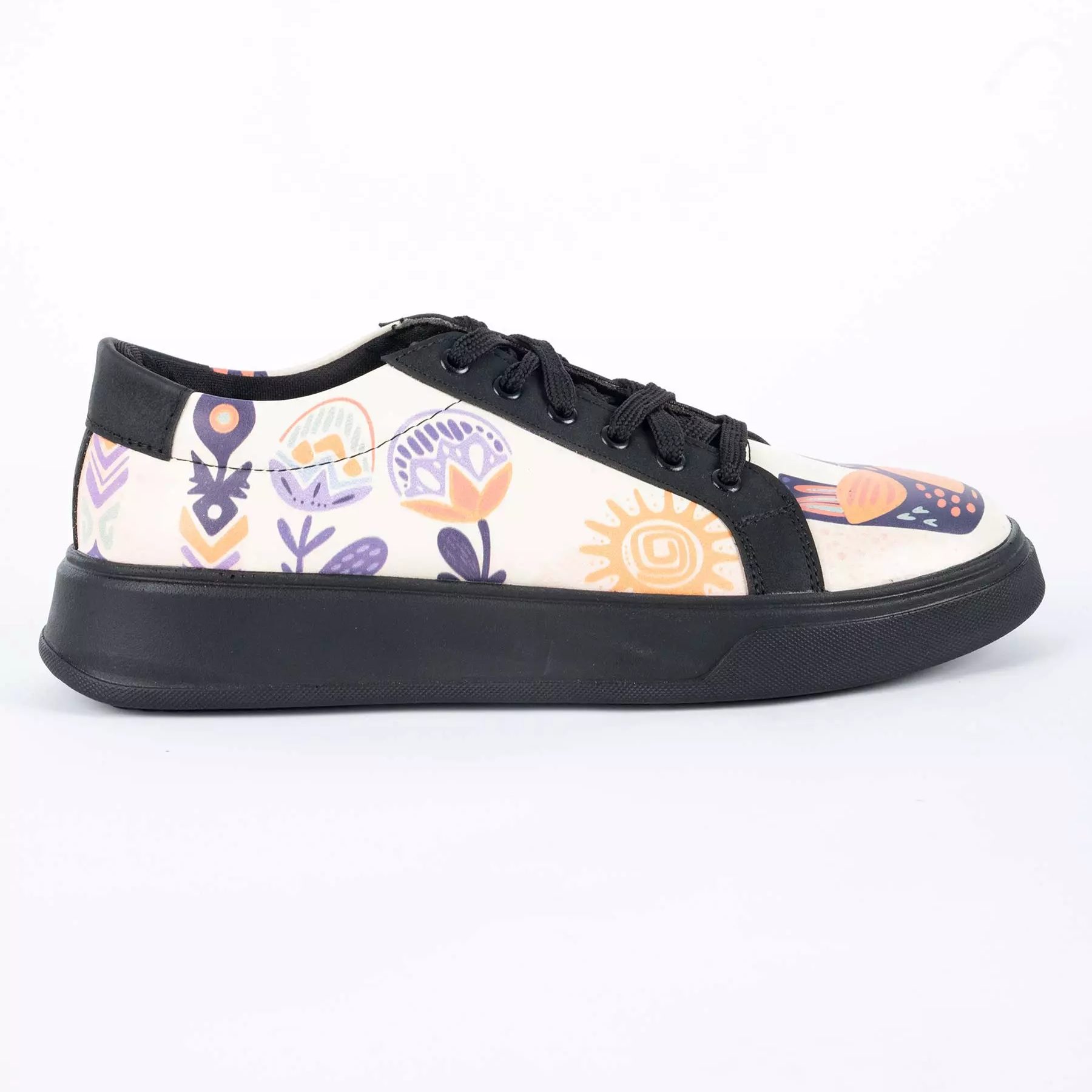 Graffiti Print Sneakers – Dames Trendy Casual Schoenen Model Ramona