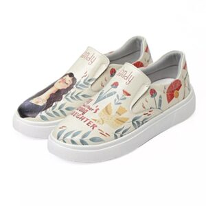 Graffiti Print Sneakers – Dames Chic Casual Schoenen Model Shahrzad