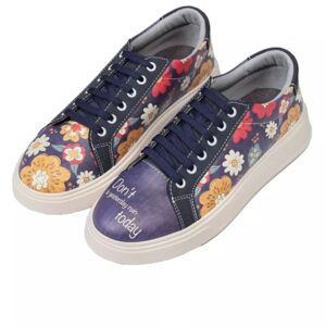 Graffiti Print Sneakers – Dames Trendy Casual Schoenen Model Sophia