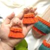 Dames Macramé Oorbellen Handgemaakt Model Kitty
