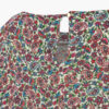Dames Katoenen Korte Mouw Regular Fit Overhemd met Paisley & Bloem Ontwerp
