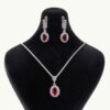 Dames Zilveren Sieradenset – Rhodium & Kwarts