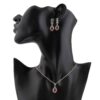Dames Zilveren Sieradenset – Rhodium & Kwarts