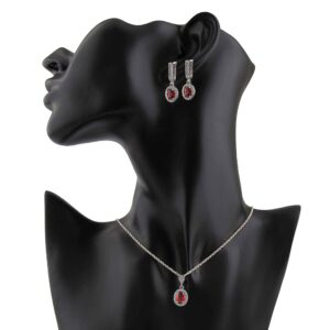 Dames Zilveren Sieradenset – Rhodium & Kwarts