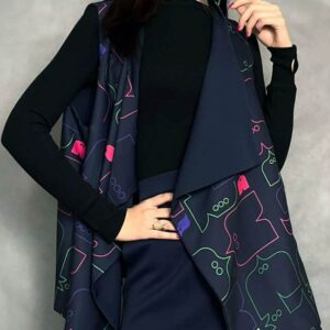Dames Mouwloze Blazer One Size Model Hich