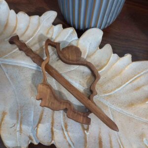 Houten Haarstok voor Vrouwen Kaart van Iran