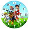 Houten Kinderkamer Wandklok met PAW Patrol Ontwerp