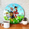 Houten Kinderkamer Wandklok met PAW Patrol Ontwerp