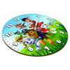 Houten Kinderkamer Wandklok met PAW Patrol Ontwerp