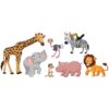 Houten Kinderkamer Muursticker Model Dieren