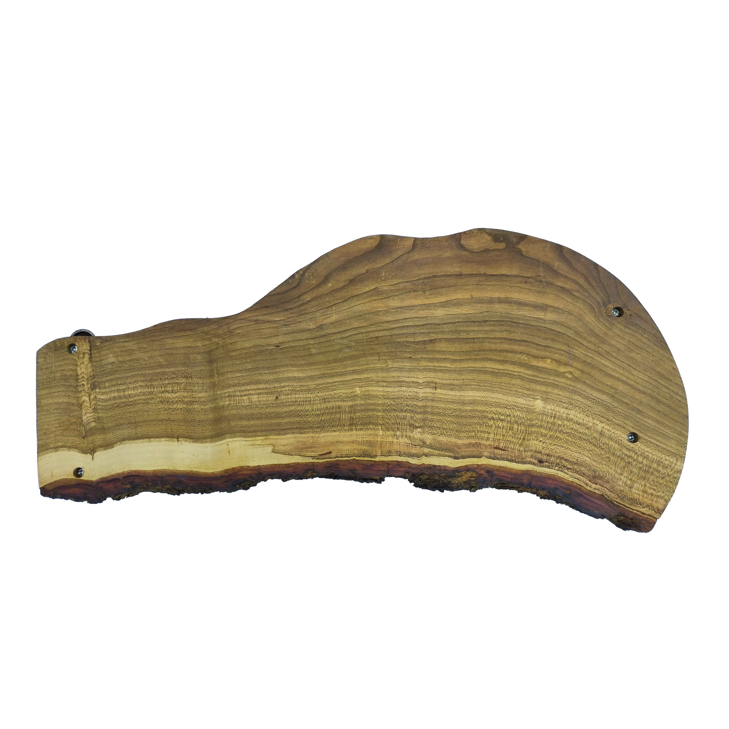 Rustiek houten dienblad met handgrepen – Bruin dienblad voor thee en koffie