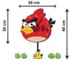 Houten Wandklok voor Kinderkamer met Angry Bird Ontwerp