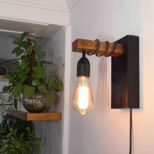 Houten Wandlamp Modern en Minimalistisch