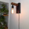 Houten Wandlamp Modern en Minimalistisch