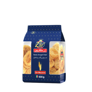Zar Macaron Soepnest Angel Hair Pasta 500 g, Pak van 3