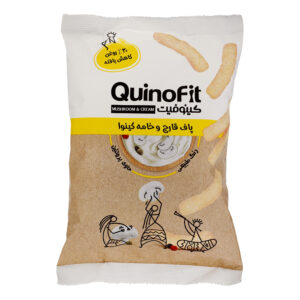 Quinofit Quinoa Puffs Champignon & Room – Vetarm – 45g (10 stuks)