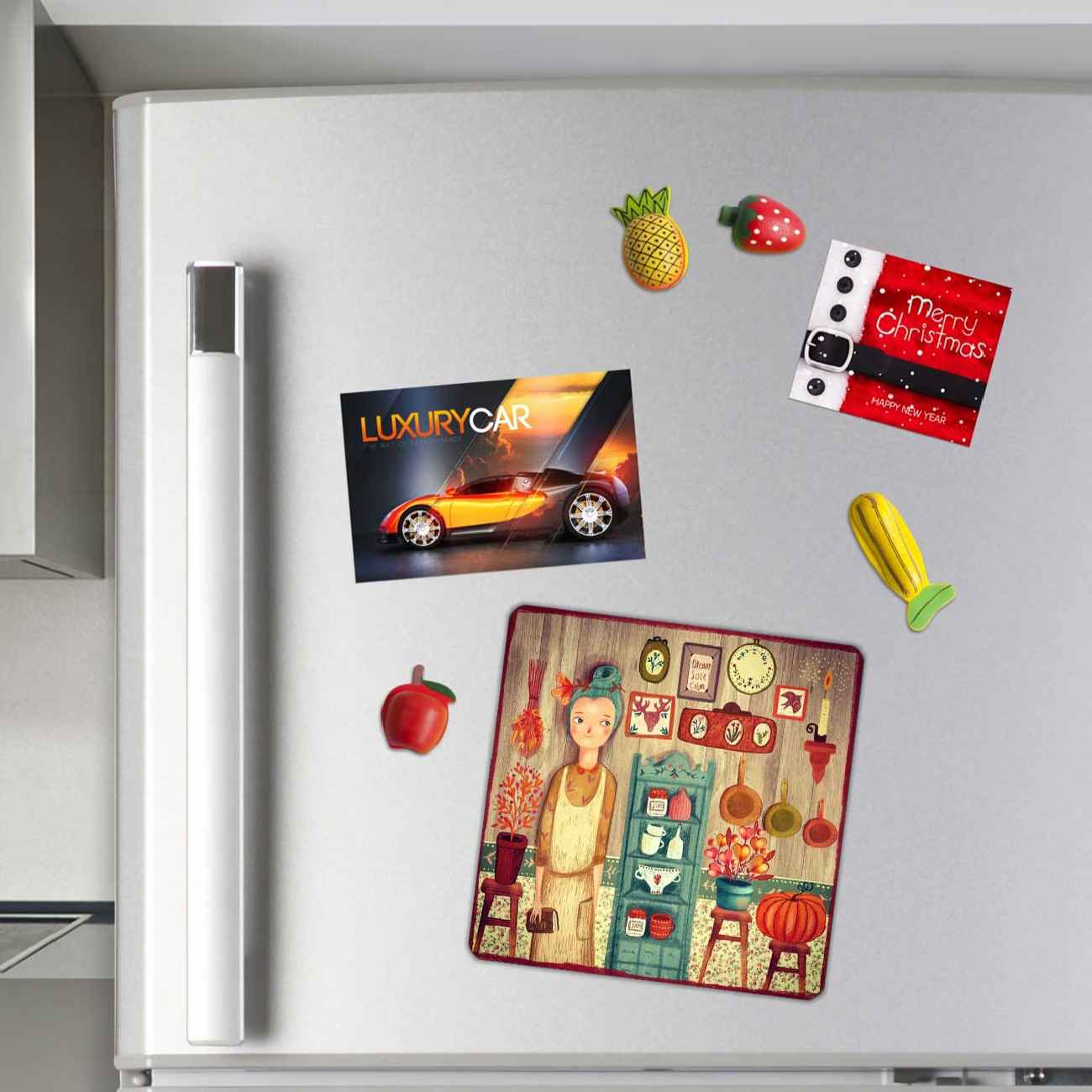 Perzische Koelkastmagneet Nostalgie Fantasie