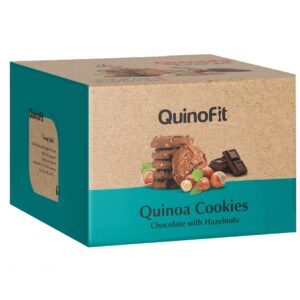 Vanille Quinoa Koekjes met Cacaostukjes van Quinofit (5 stuks)