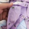 Baby Meisje Lange Mouw Jumpsuit – Roze Gestreept