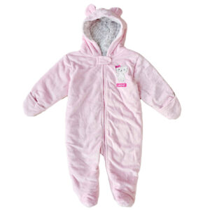 Baby Meisje Lange Mouw Jumpsuit – Lichtroze