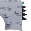 Baby Korte Mouw Jumpsuit – Blauw met Dierenpatroon