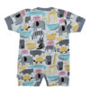 Baby Korte Mouw Jumpsuit – Wit Comfort
