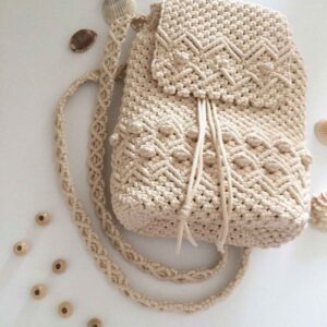 Boho Macramé Rugzak Model Gandom