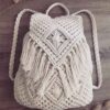 Boho Macramé Rugzak Model Kwast